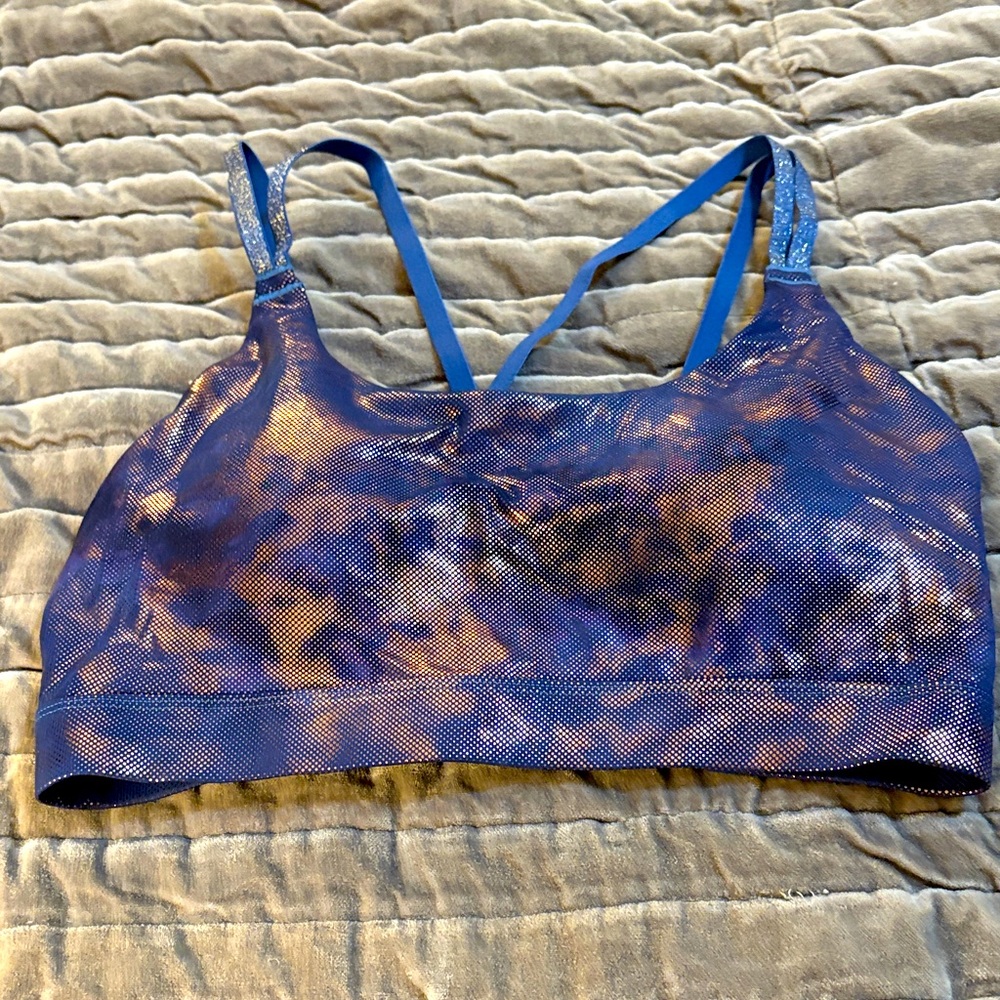 Aerie Purple and Bronze Sports Bra